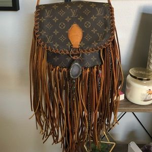 louis vuitton fringe backpack